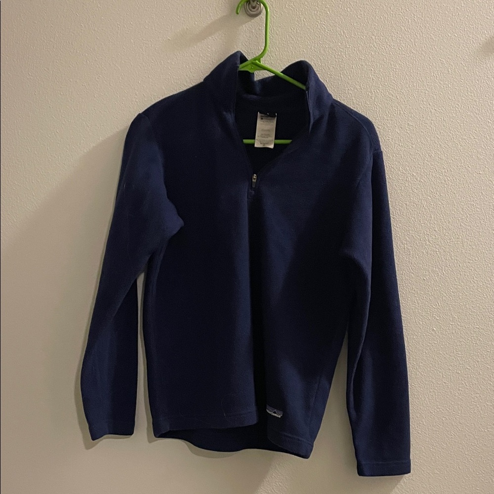 Patagonia Navy Blue Quarter-Zip Sweatshirt